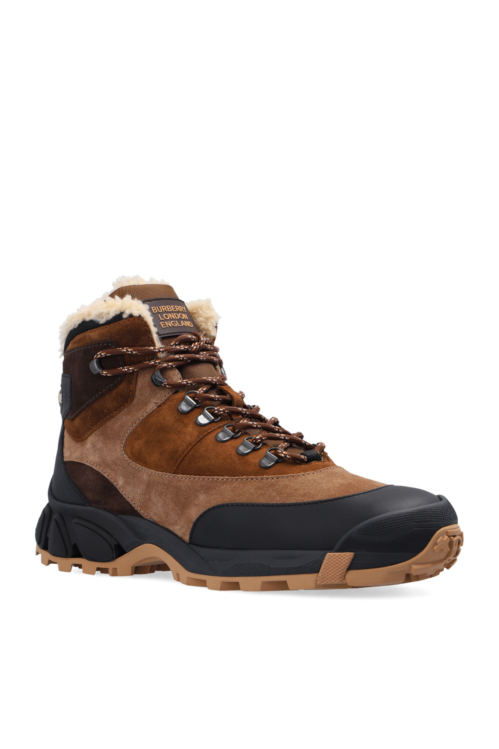 Burberry Seidenschal im Mustermix Braun Insulated hiking boots Burberry SchaferandweinerShops Botswana